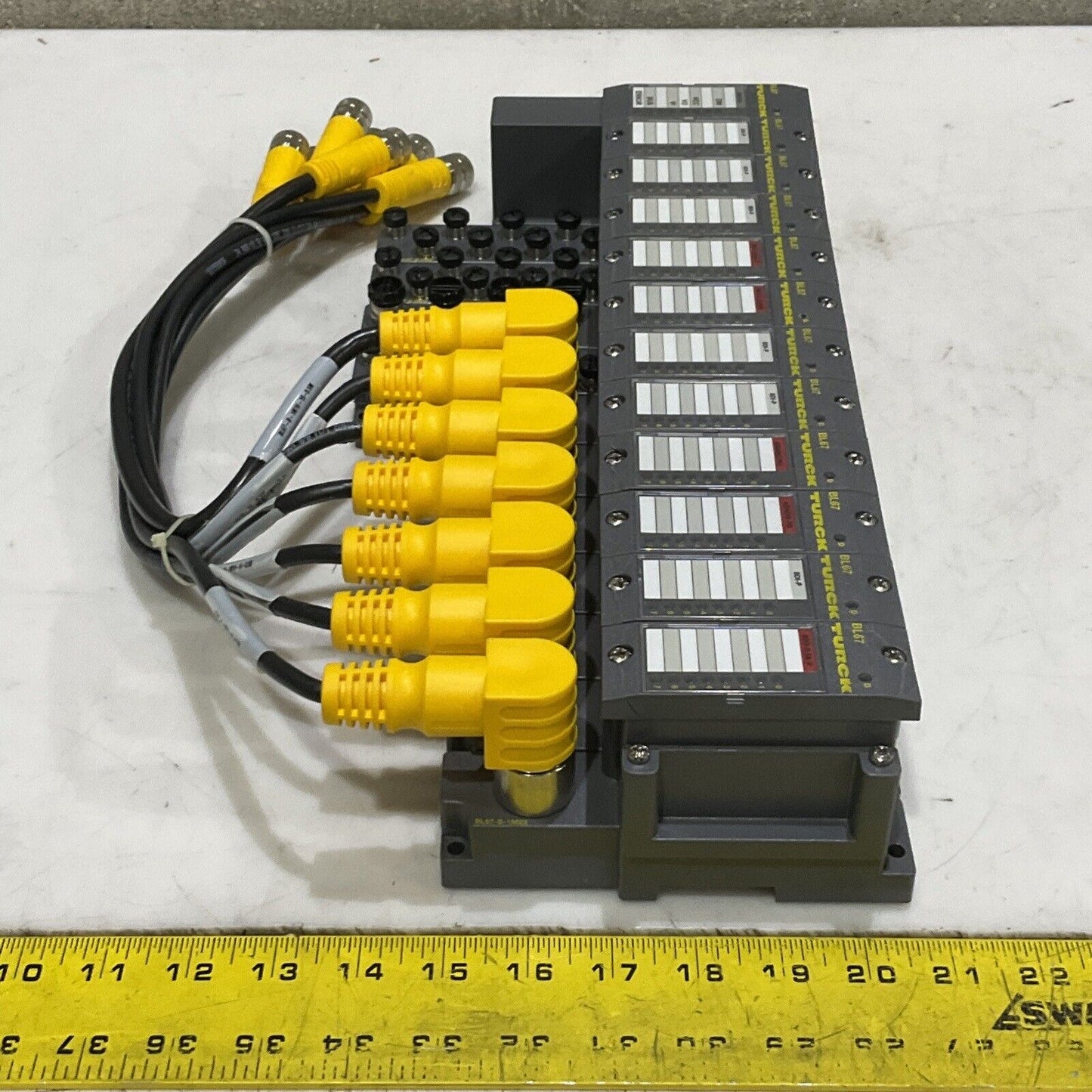 TURCK 165K100 BL67 TW-CO 8DI-P 8DO-0,5A-P BL67-B-4M12-P CANOPEN ASSEMBLY U3S