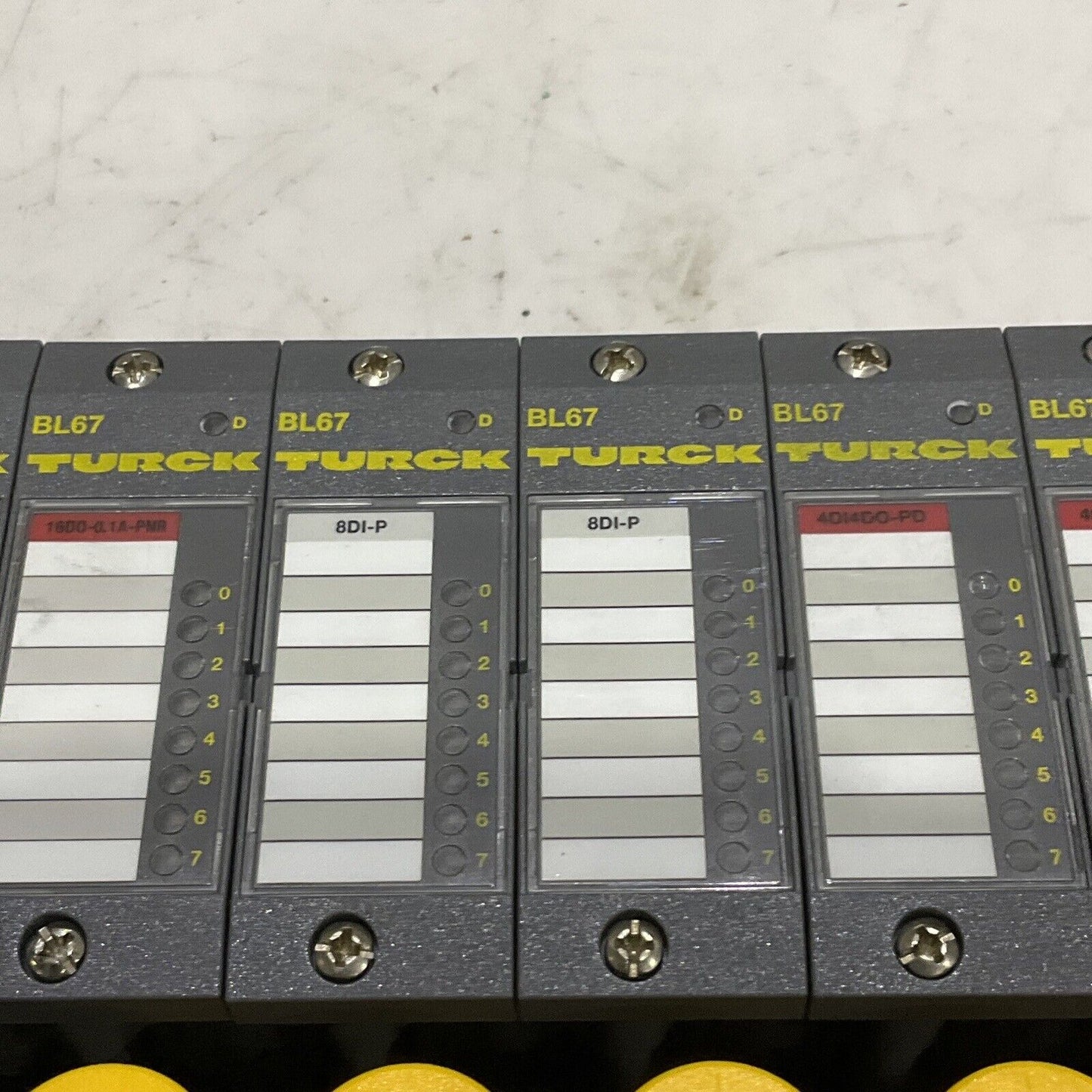 TURCK 165K100 BL67 TW-CO 8DI-P 8DO-0,5A-P BL67-B-4M12-P CANOPEN ASSEMBLY U3S