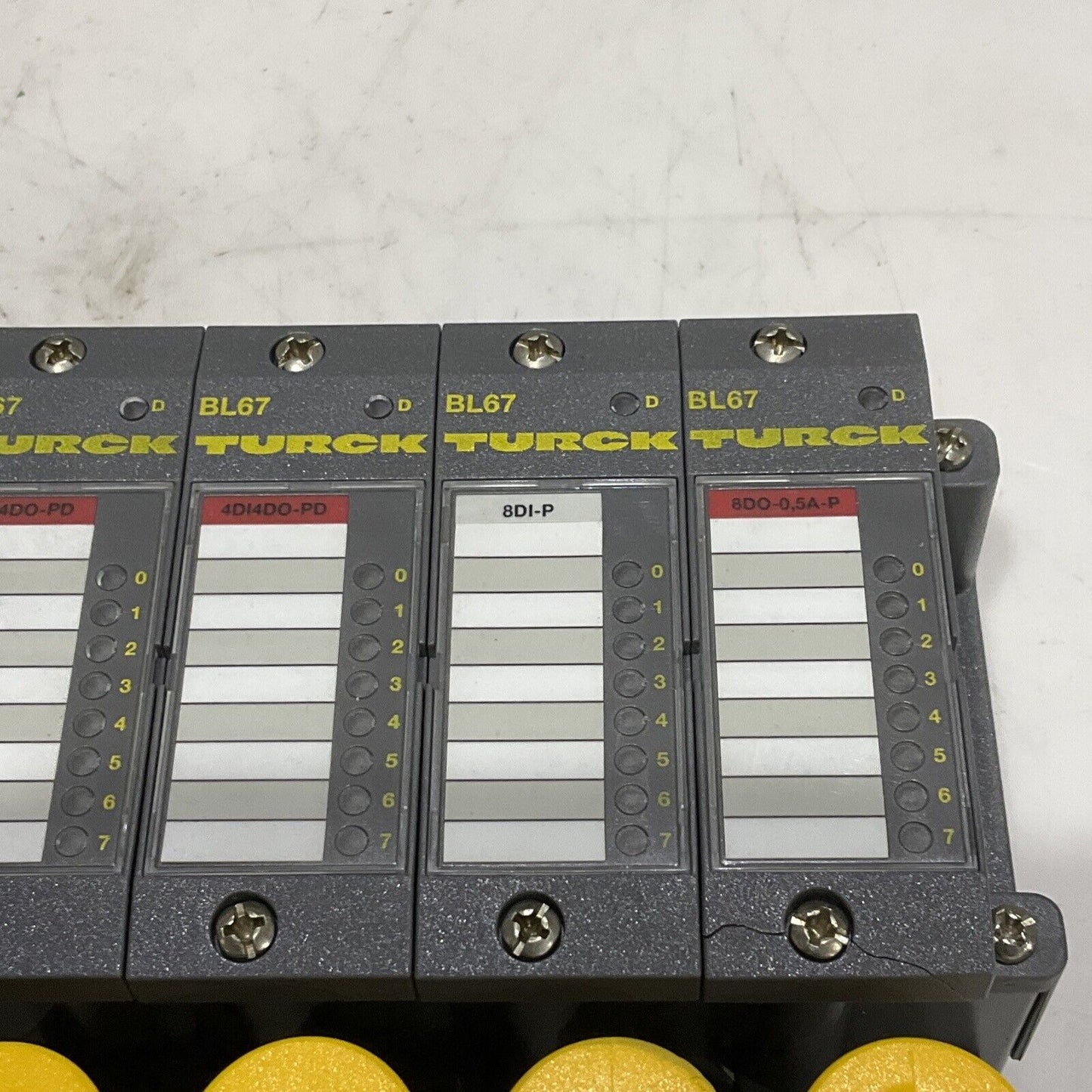 TURCK 165K100 BL67 TW-CO 8DI-P 8DO-0,5A-P BL67-B-4M12-P CANOPEN ASSEMBLY U3S