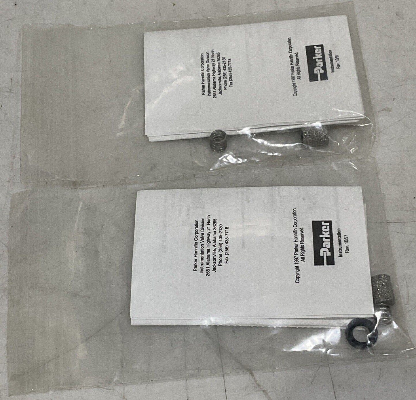 PARKER KIT-F4-100-V INLINE FILTER KIT LOT OF 2 554