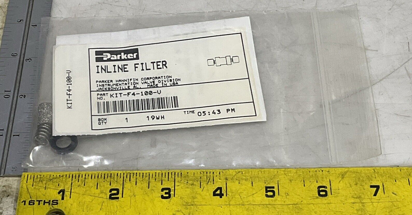 PARKER KIT-F4-100-V INLINE FILTER KIT LOT OF 2 554