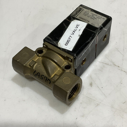 BURKERT 0263 B 12,0 EPUM MS SW80079 PILOT SOLENOID VALVE 110V 50/60HZ 3.3-6 U4M