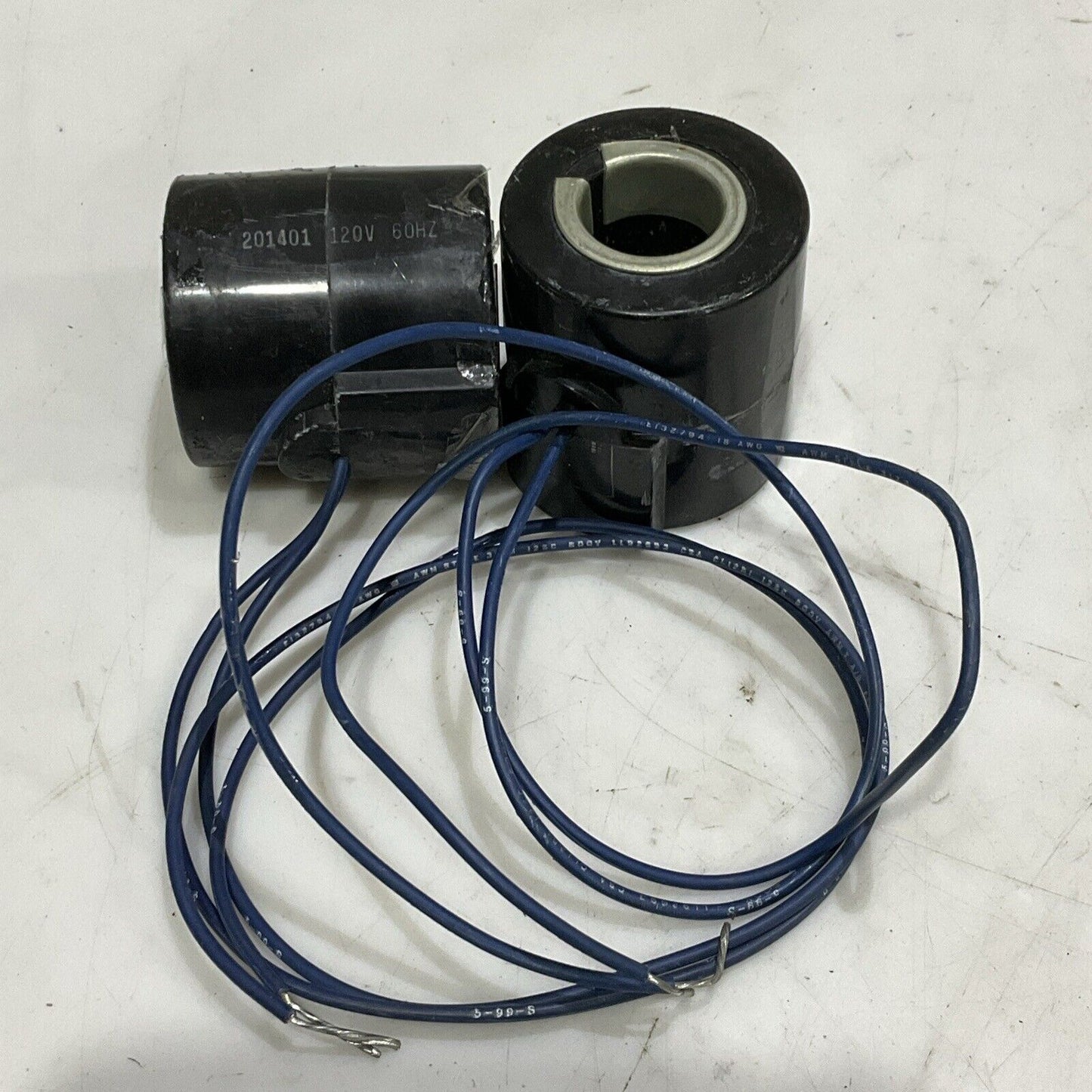 PARKER BELLOWS 201401 VALVE COIL 120V 60HZ LOT OF 2 U4M