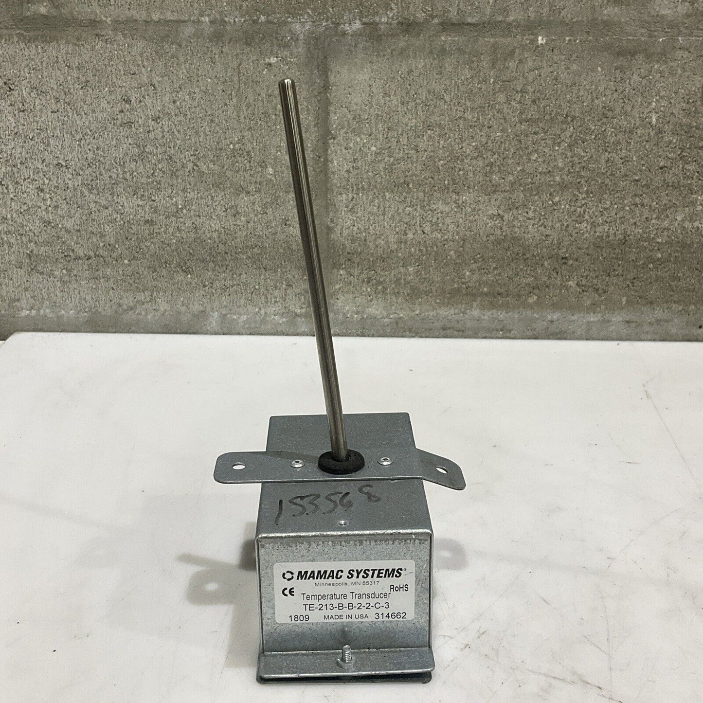 MAMAC SYSTEMS TE-213-B-B-2-2-C-3 TEMPERATURE TRANSDUCER LOT OF 2 U4M