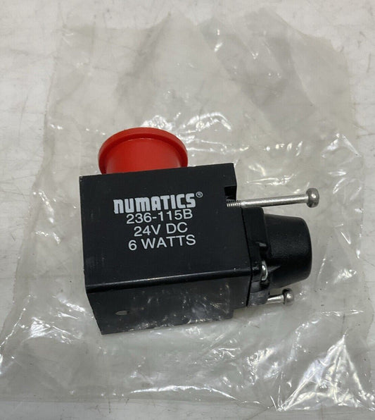 NUMATICS 236-115B 24VDC SOLENOID VALVE 554
