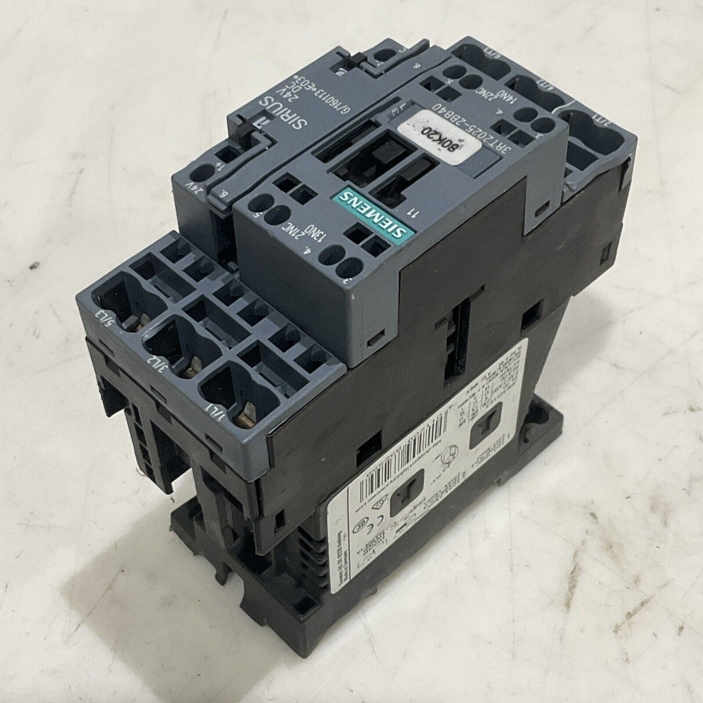 SIEMENS 3RT2025-2BB40 MOTOR STARTER POWER CONTACTOR U4M