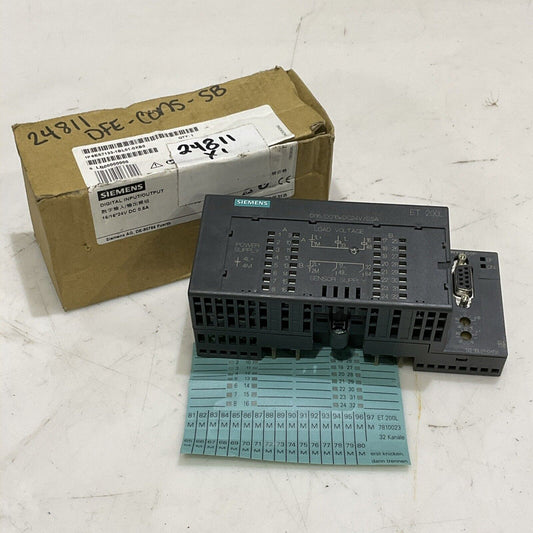 SIEMENS 6ES7 133-1BL01-0XB0 PLC CONTROL MODULE BASE DIGITAL I/O U4M