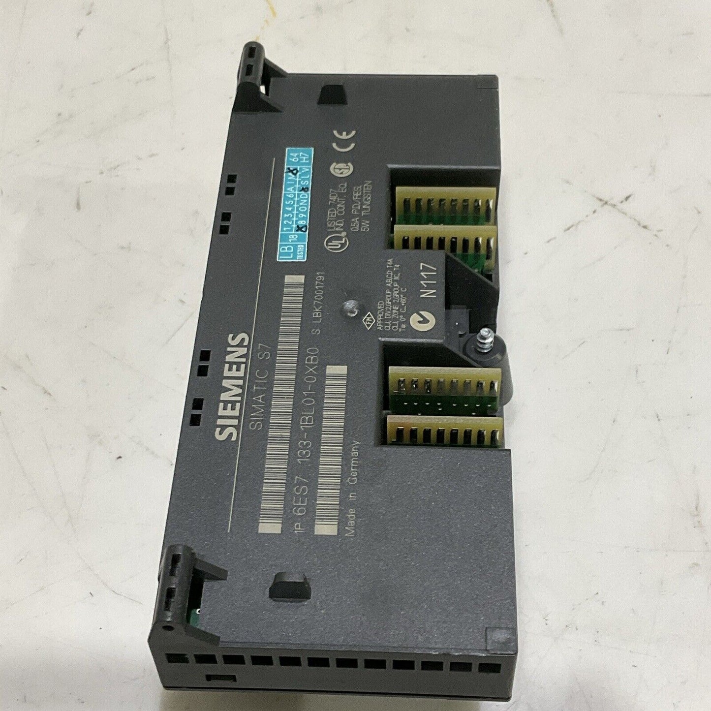 SIEMENS 6ES7 133-1BL01-0XB0 PLC CONTROL MODULE BASE DIGITAL I/O U4M