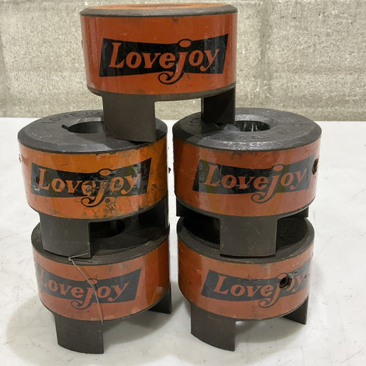 LOVEJOY L-110 COUPLING JAW 1.125 HUB 1-3/16 1/4 X 1/8 KW LOT OF 5 U4M