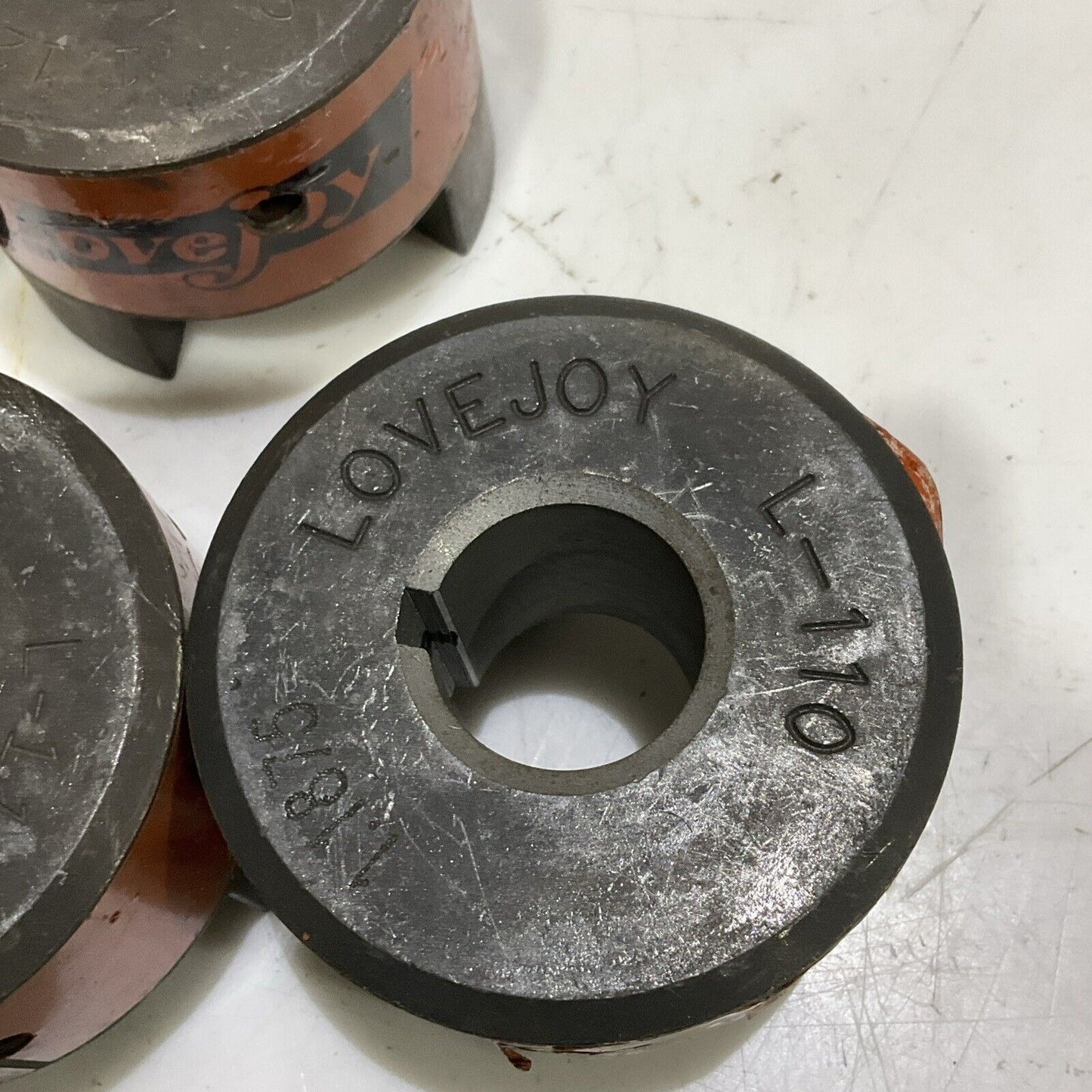 LOVEJOY L-110 COUPLING JAW 1.125 HUB 1-3/16 1/4 X 1/8 KW LOT OF 5 U4M