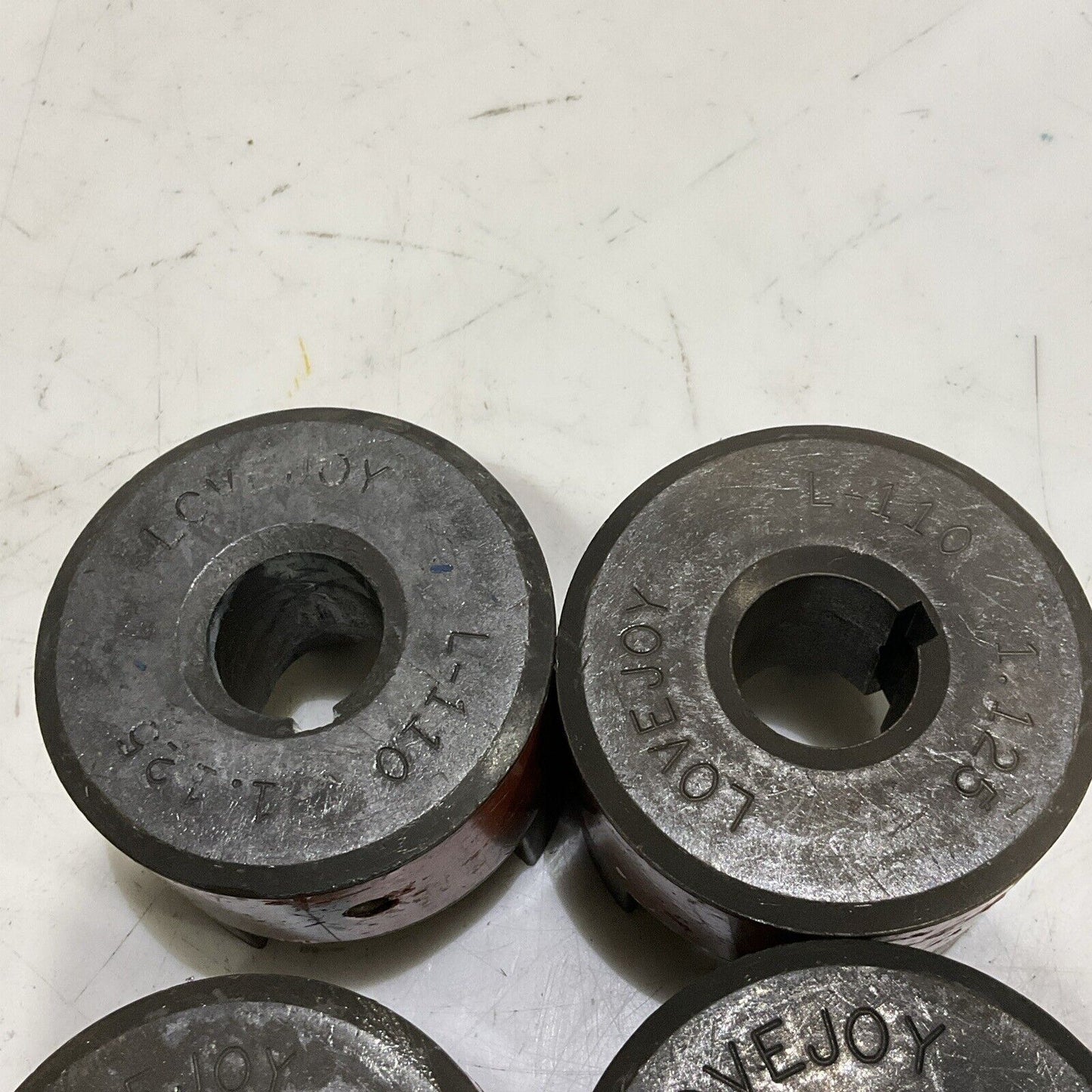 LOVEJOY L-110 COUPLING JAW 1.125 HUB 1-3/16 1/4 X 1/8 KW LOT OF 5 U4M
