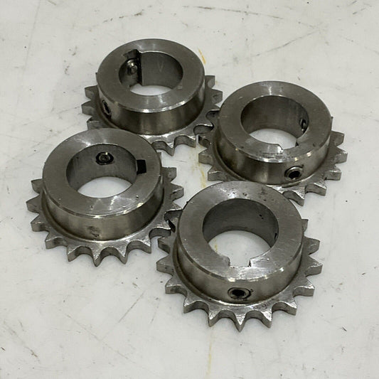 MARTIN 06B18SS BORE SPROCKET 3/4 18 TEETH .75 LOT OF 4 U4M