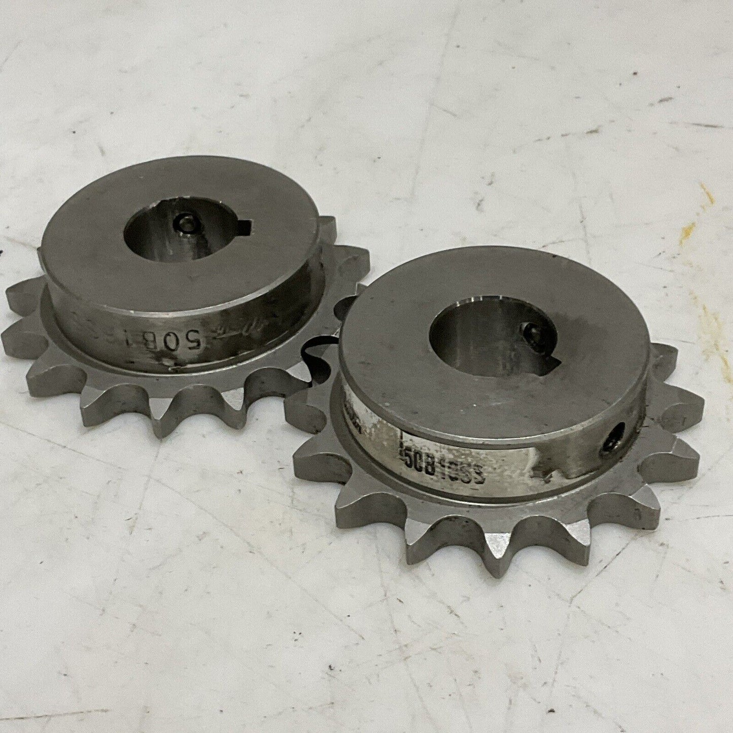 MARTIN 50B16SS SPROCKET & GEAR 16 TEETH 1-1/8” ID LOT OF 2 U4M