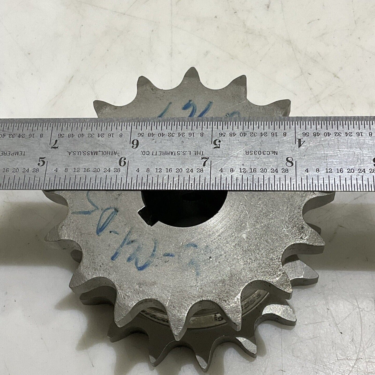 MARTIN 50B16SS SPROCKET & GEAR 16 TEETH 1-1/8” ID LOT OF 2 U4M