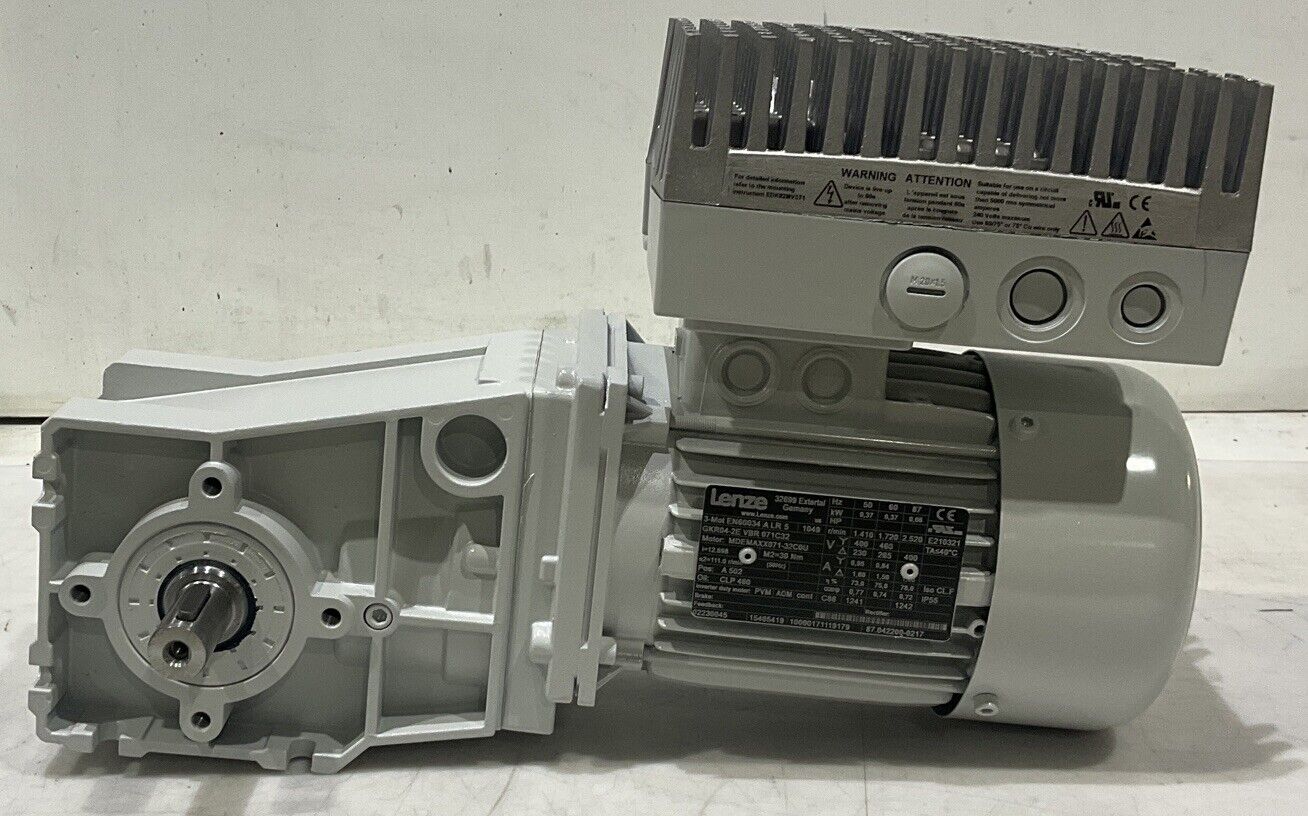 LENZE GKR04-2E VBR 071C32 GEAR MOTOR GEARBOX U3S