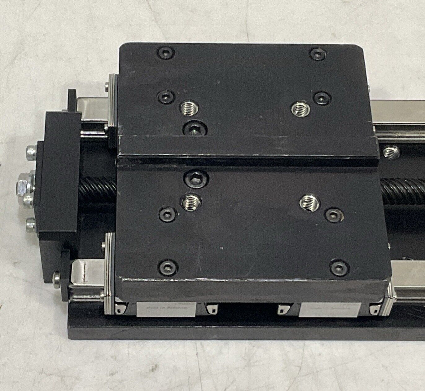 MACRON 10763B01 GRIPPER A DUAL RAIL SCREW TABLE ACTUATOR U3S