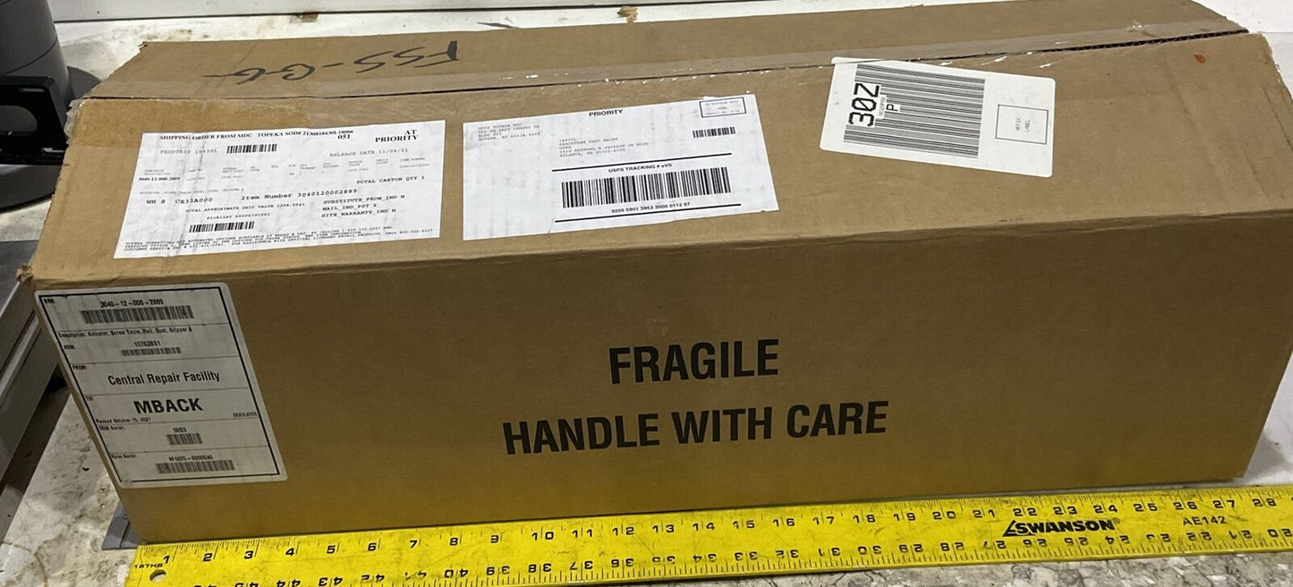 MACRON 10763B01 GRIPPER A DUAL RAIL SCREW TABLE ACTUATOR U3S