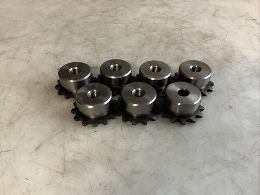 TSUBAKI RS35-13 SPROCKET 3/8IN HHH - LOT OF 7