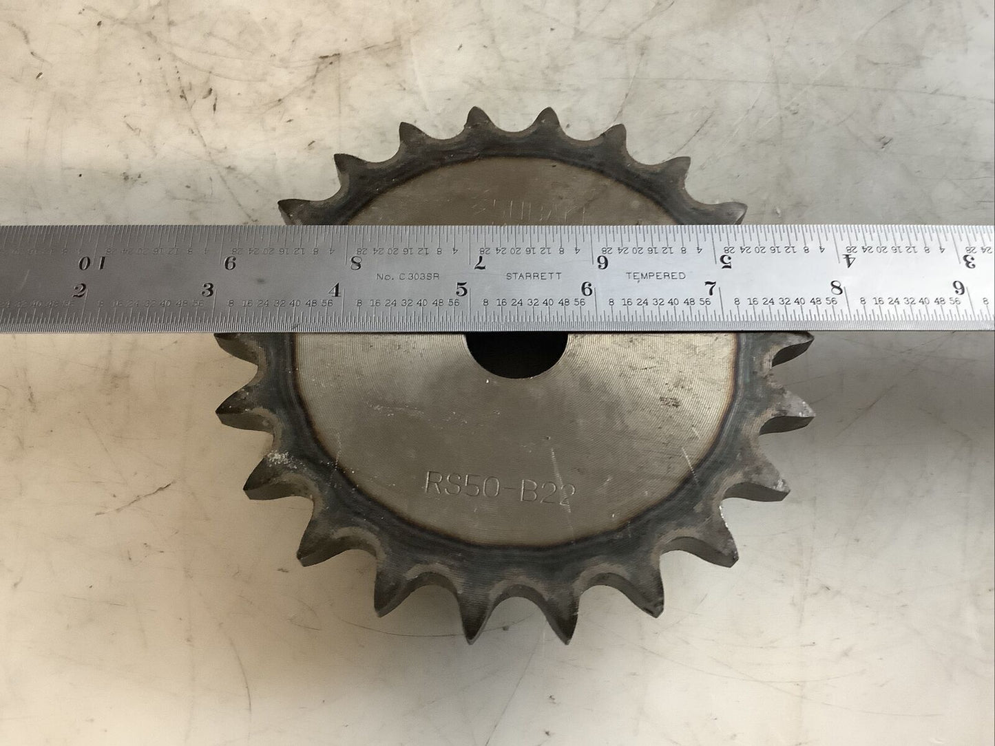 TSUBAKI RS50-B22 SPROCKET 3/4IN X 1-1/8IN HHH