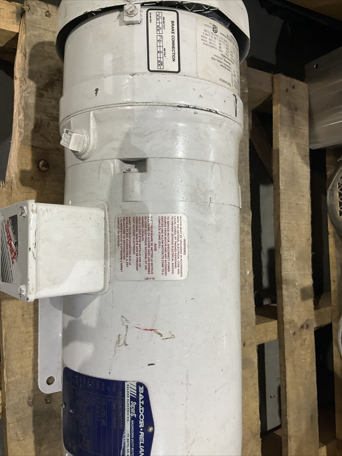 BALDOR RELIANCE 2HP CEWDBM3558T MOTOR U4M