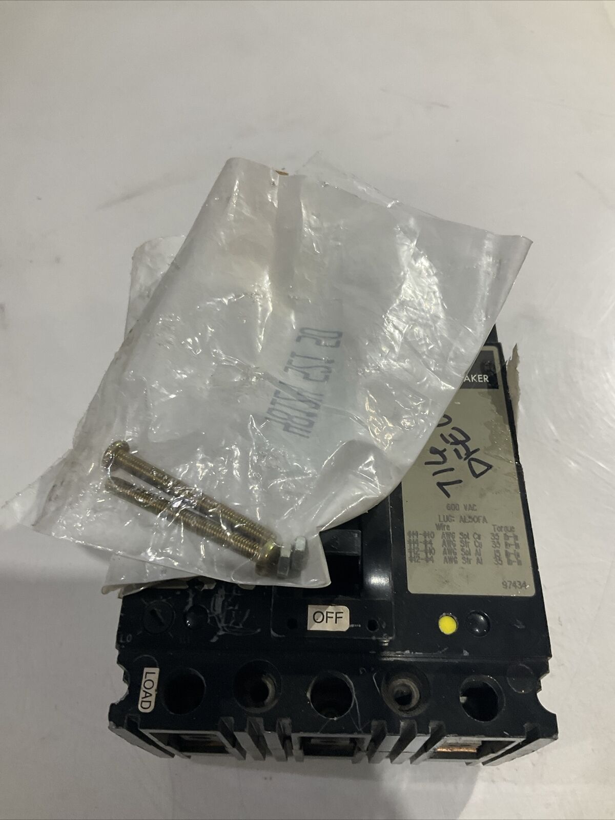 MAG- GARD  FHP360031M ADJUSTABLE  INSTANTANEOUS TRIP  CIRCUIT BREAKER  U4M