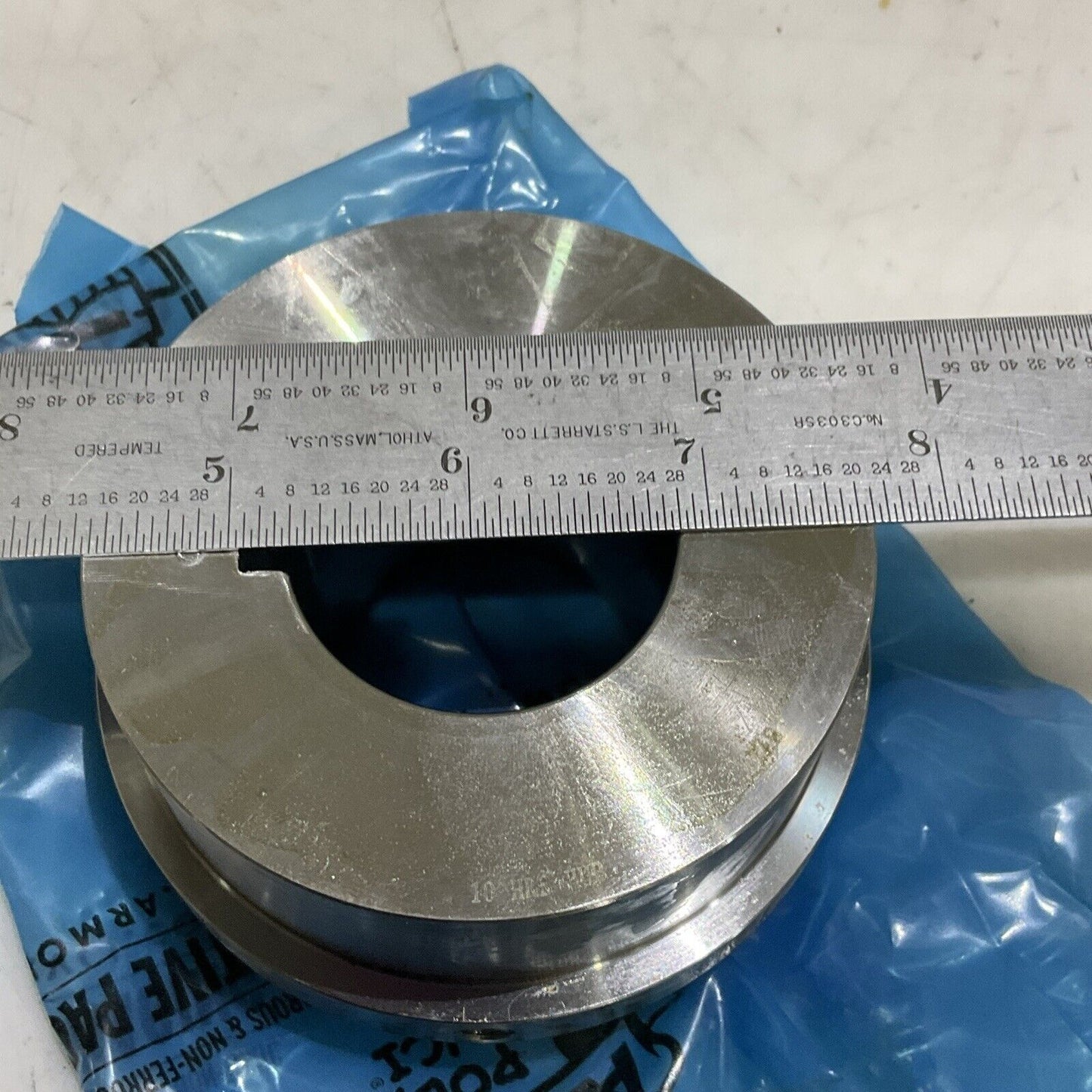 REXNORD OMEGA 10287409 7300360 10HSB 1.625” BORE 3/8” X 3/16” KW 1 SS G7T