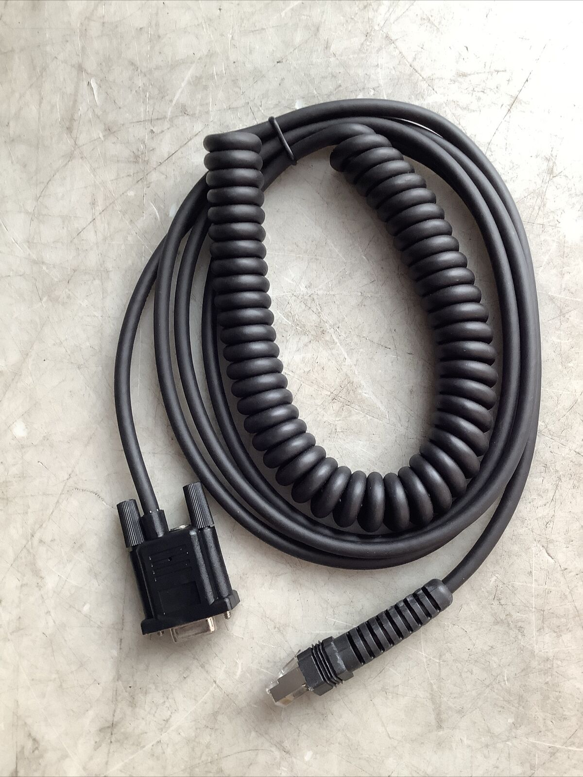 DATALOGIC CAB-459 R 9D F E/P SERIAL CABLE POWER COIL U3S