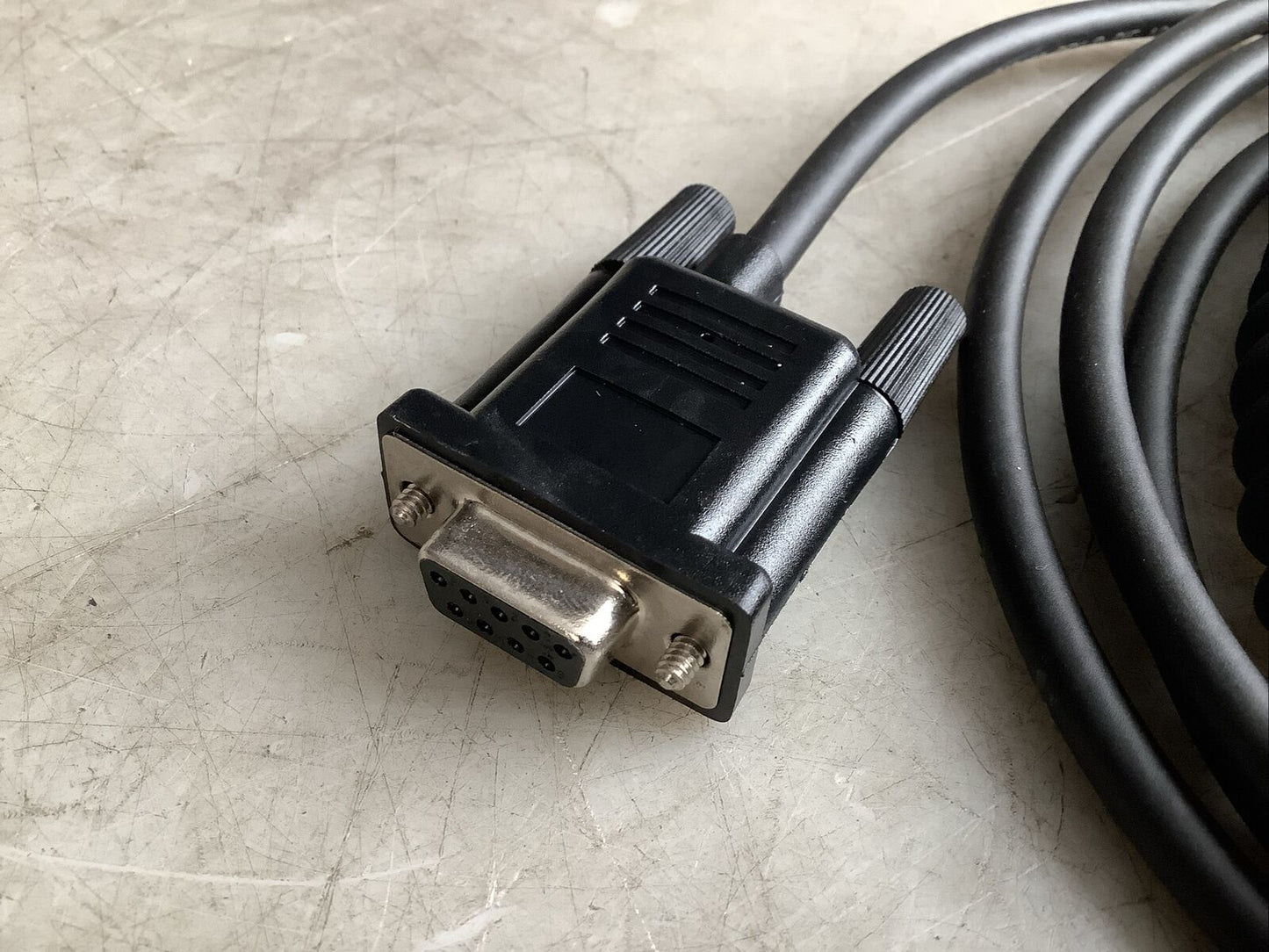 DATALOGIC CAB-459 R 9D F E/P SERIAL CABLE POWER COIL U3S