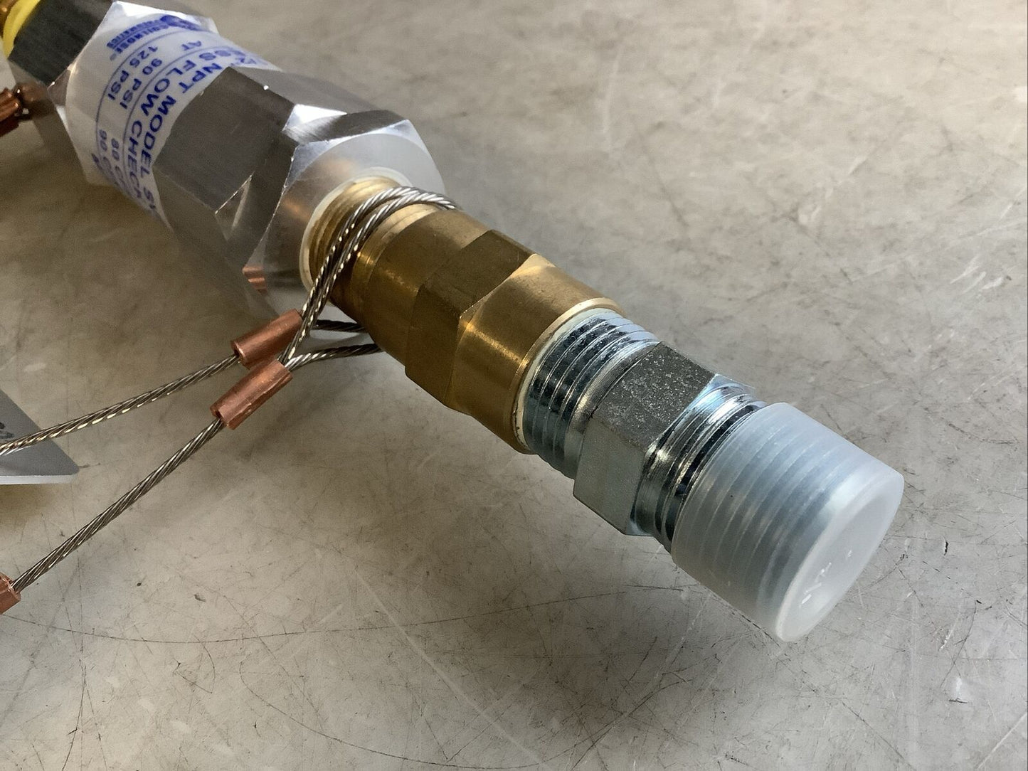 COILHOUSE PNEUMATICS SV804 SAFETY EXCESS FLOW CHECK VALVE 90-125PSI 1/2” NPT U3S