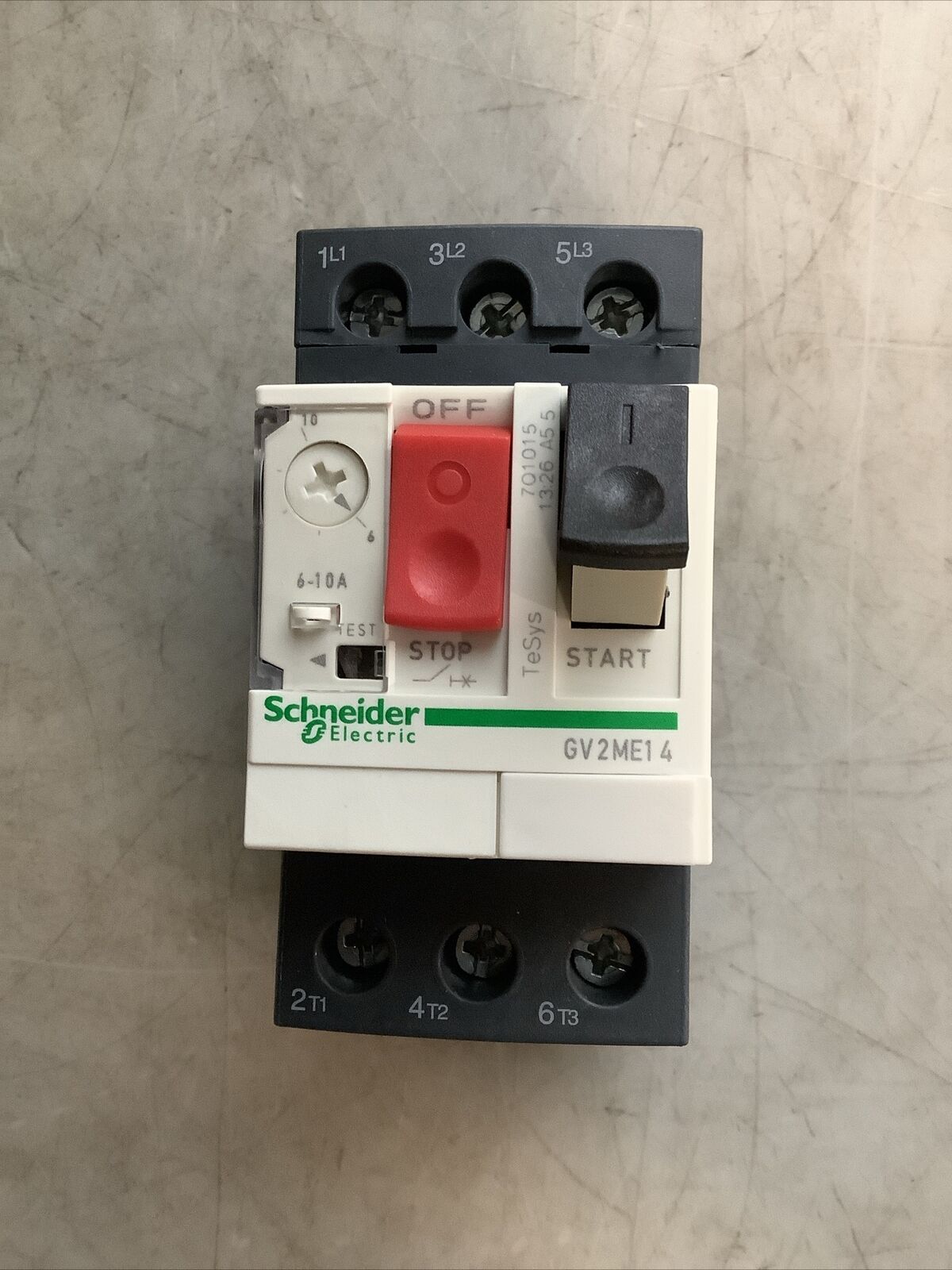 SCHNEIDER ELECTRIC GV2ME14 MOTOR CIRCUIT BREAKER 6-10A U3S