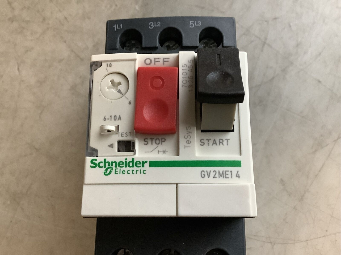 SCHNEIDER ELECTRIC GV2ME14 MOTOR CIRCUIT BREAKER 6-10A U3S