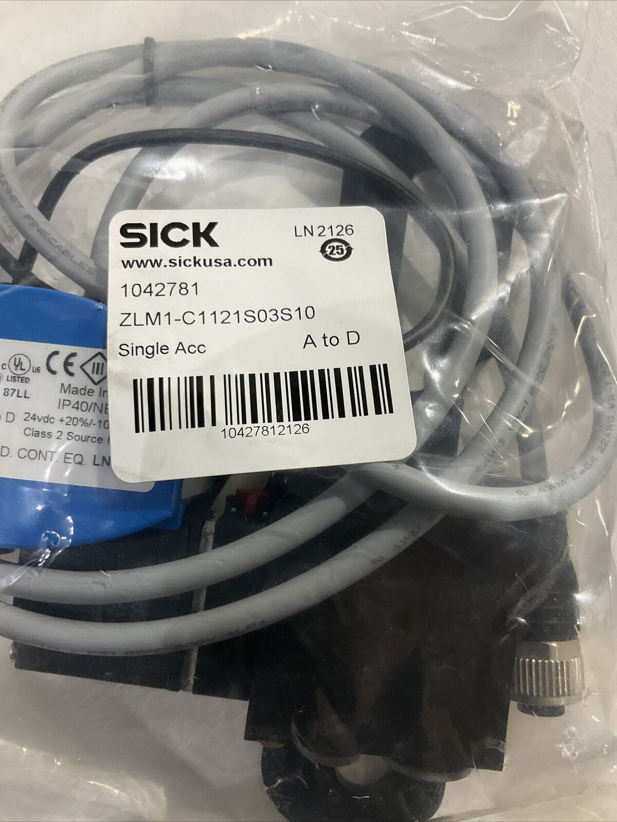 SICK ZLM1-C1121S03S10 1042781 ZONE CONTROL  ZPA LOGIC  MODULE  LOT OF  2  U3S