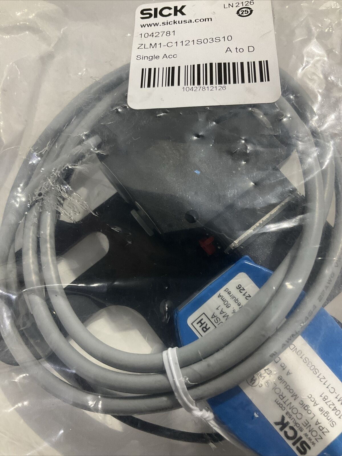 SICK ZLM1-C1121S03S10 1042781 ZONE CONTROL  ZPA LOGIC  MODULE  LOT OF  2  U3S