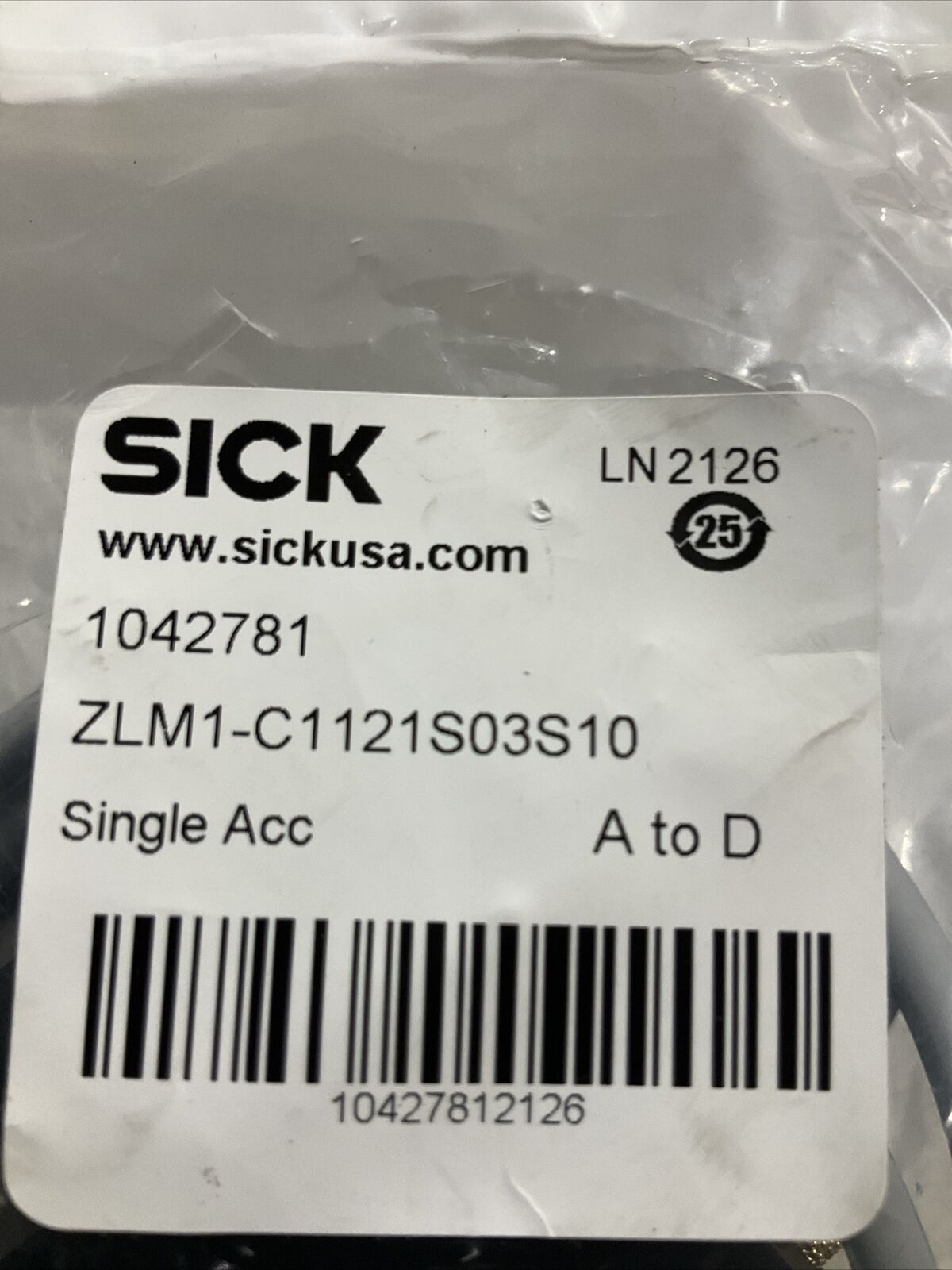 SICK ZLM1-C1121S03S10 1042781 ZONE CONTROL  ZPA LOGIC  MODULE  LOT OF  2  U3S