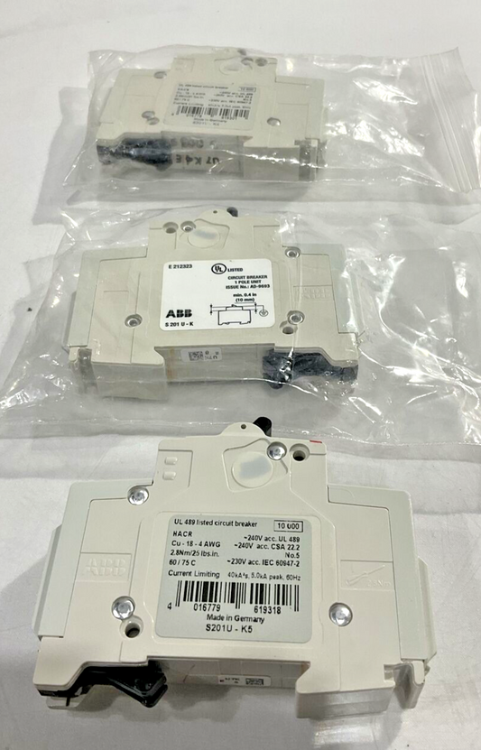 ABB 212323 CIRCUIT BREAKER 240V  LOT OF 3   U3S