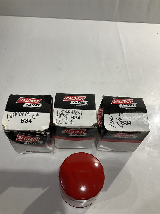 BALDWIN  FILTERS B34 LOT OF 3 U4M