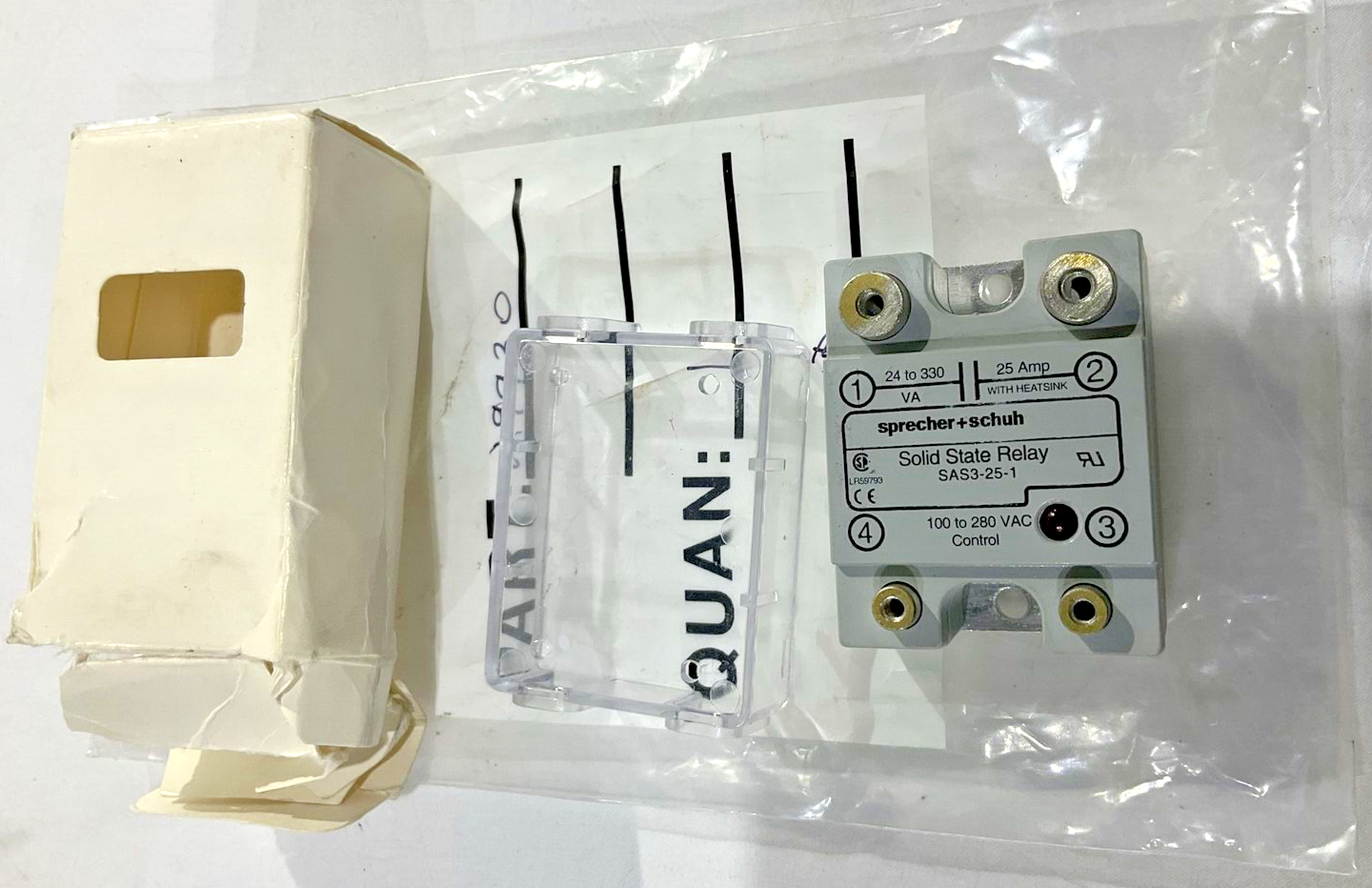 SPRECHER +SCHUH 29930 SAS3-25-1 SOLID STATE RELAY  100-280V  U4M