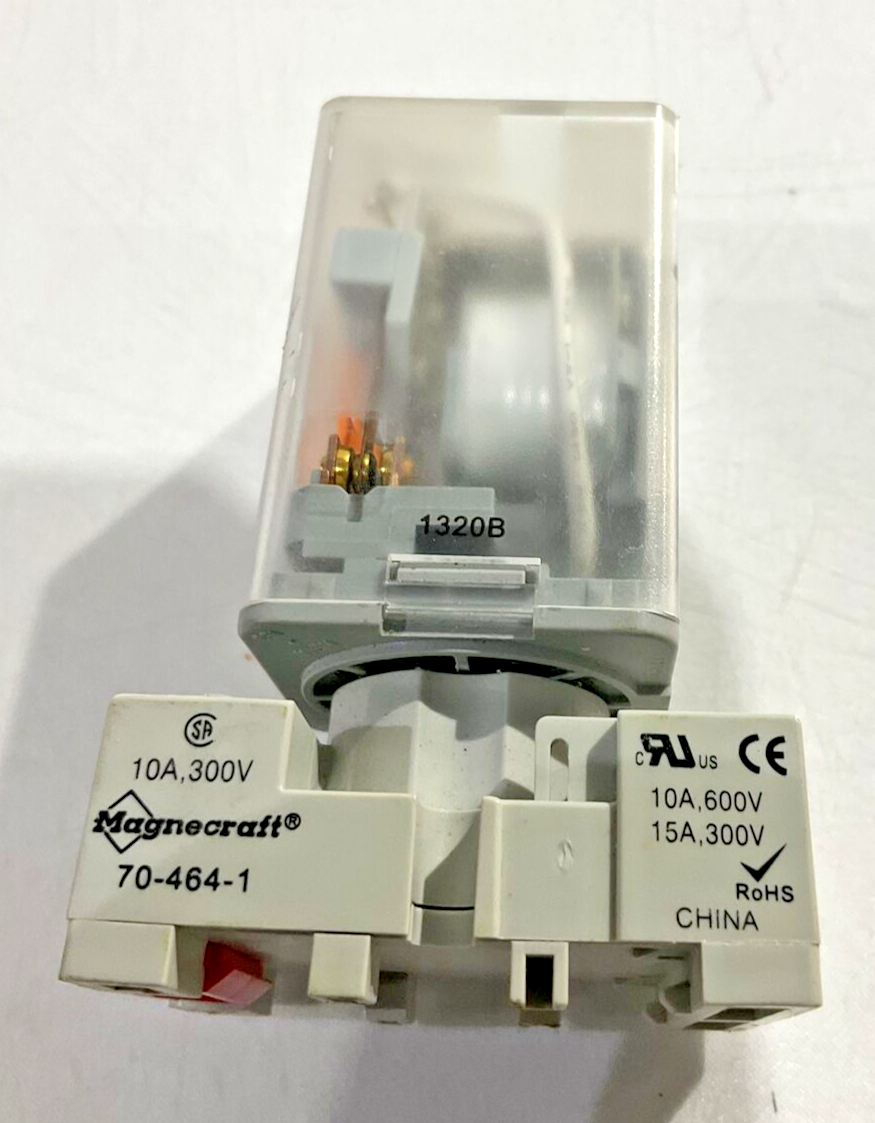 DAYTON  1A484N MAGNECRAFT 70-464-1 GENERAL  PURPOSE  RELAY  12VDC U3S