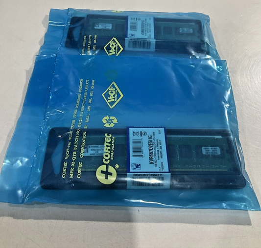 KINGSTON   KVR667D2E5/1G  DIMM  MEMORY  LOT  OF  2    U3S