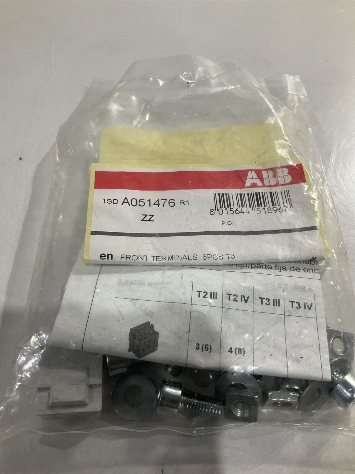 ABB  A051476  INDUSTRIAL CONTROL  SYSTEM    U3S