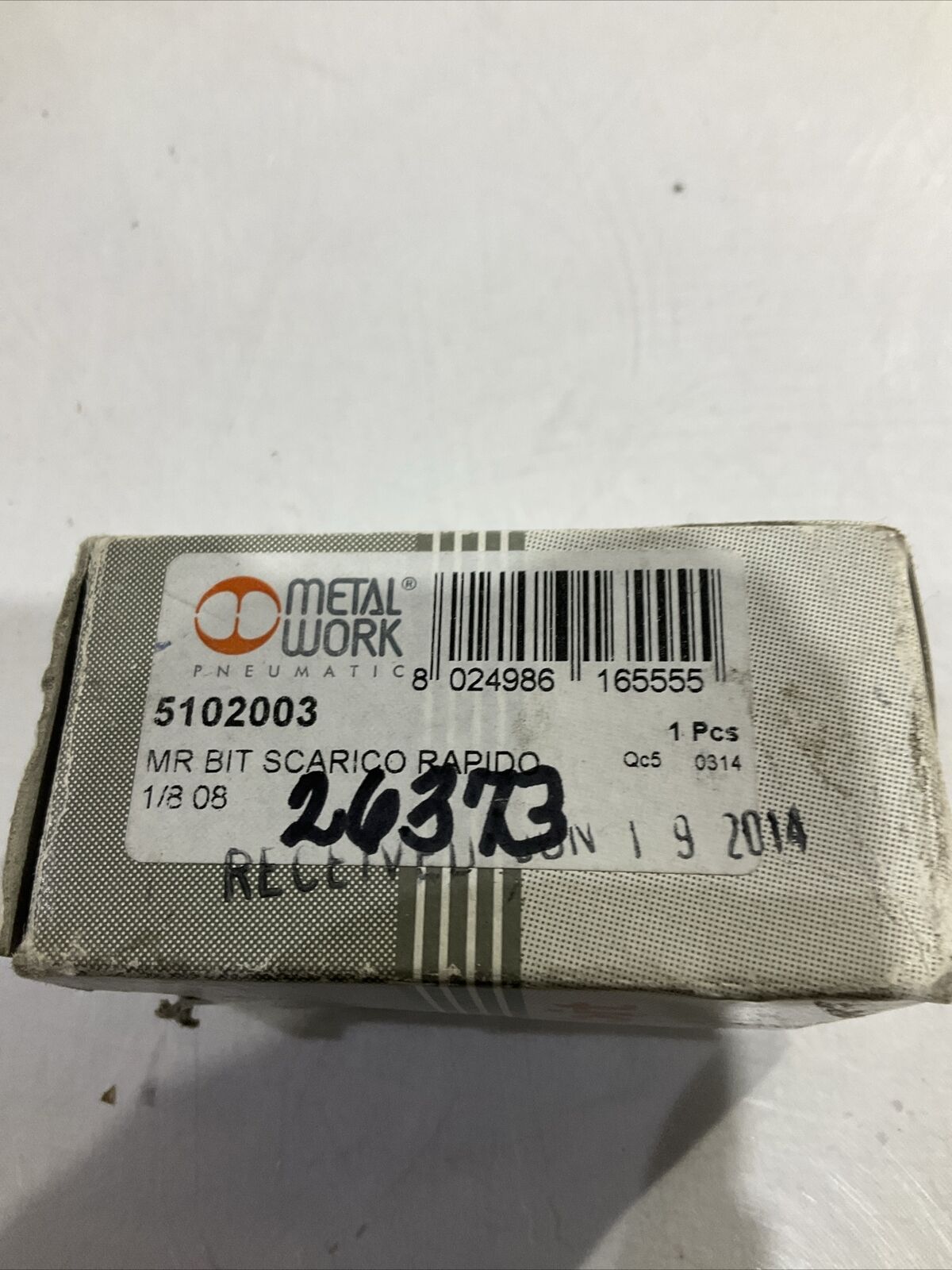 METAL WORK PNEUMATIC   5102003  MR BIT  SCARICO  RAPIDO  U4M