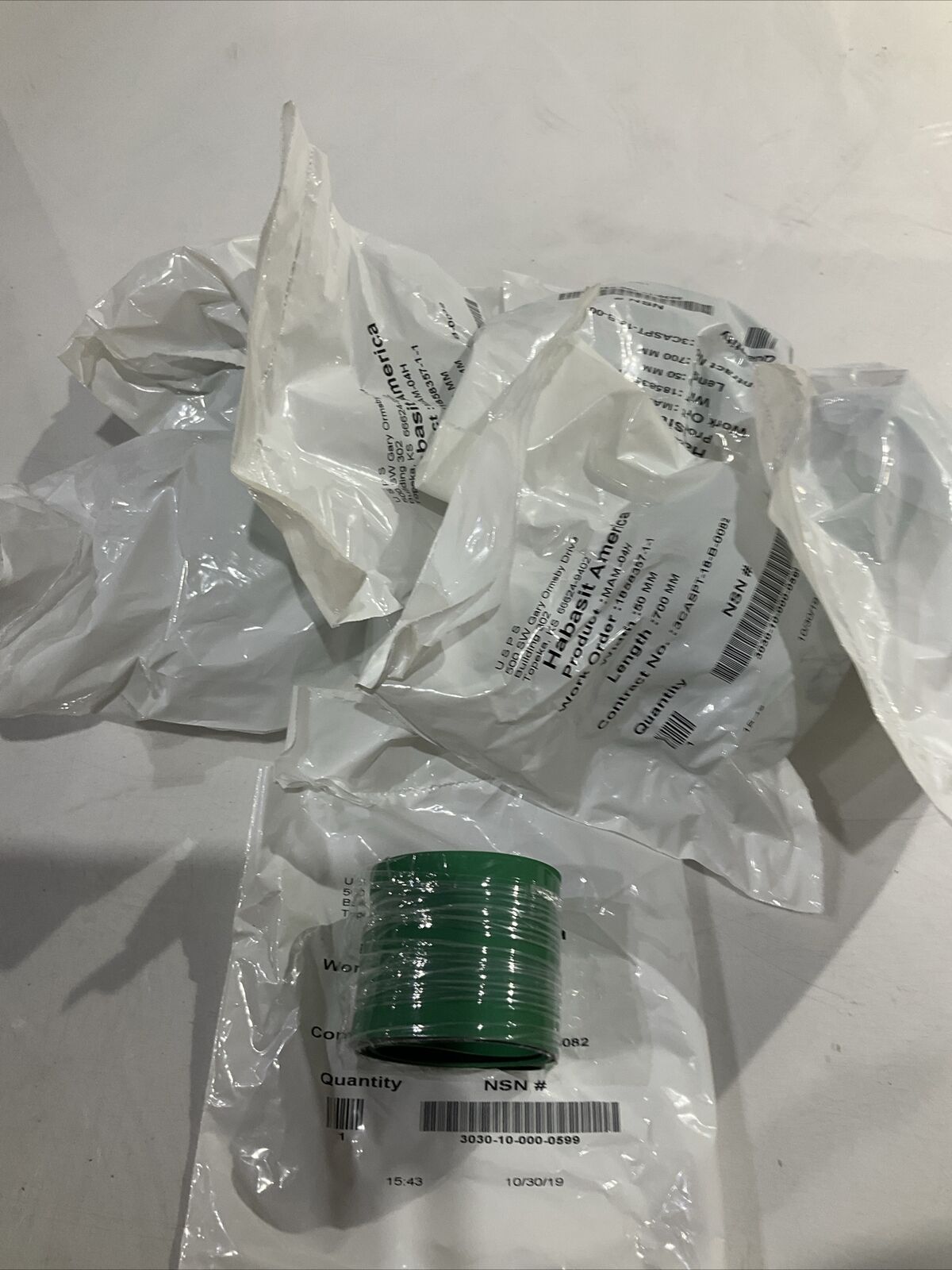 HABASIT CONVEYOR BELT  MAM-04H  50MM X 700MM  LOT OF 25 U3S