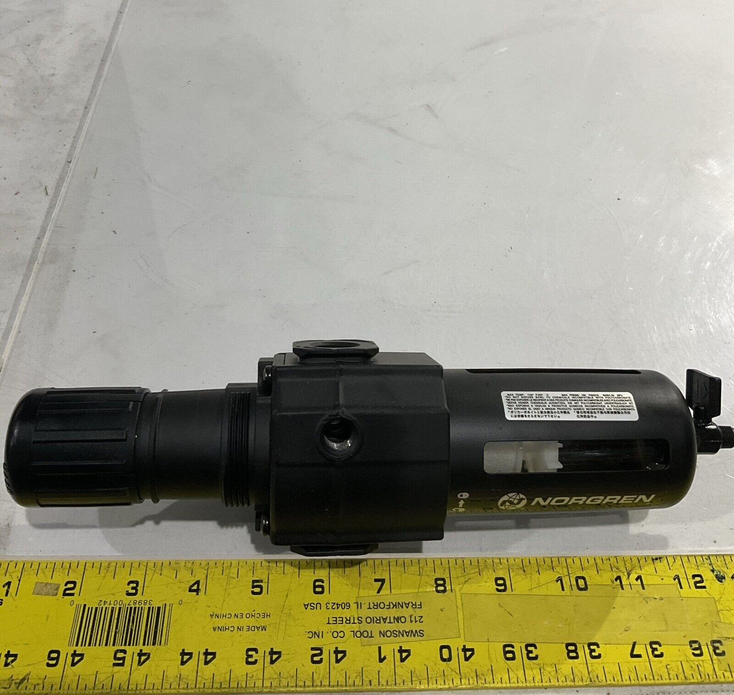 NORGREN B74G-4AK-QP3-RMG FILTER-REGULATOR  COMBO  LOT OF 2 U3S