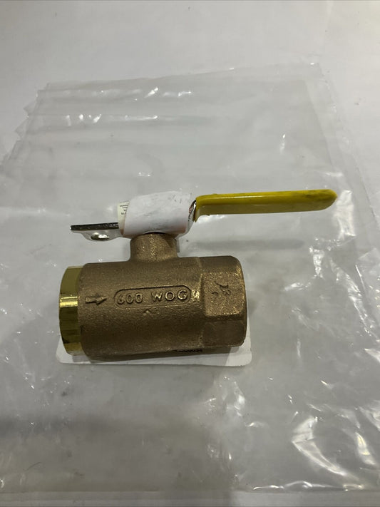 APPOLLO  75-104-41  3/4 BRONZE   BALL VALVE  W/LOCK  DRAIN U3S
