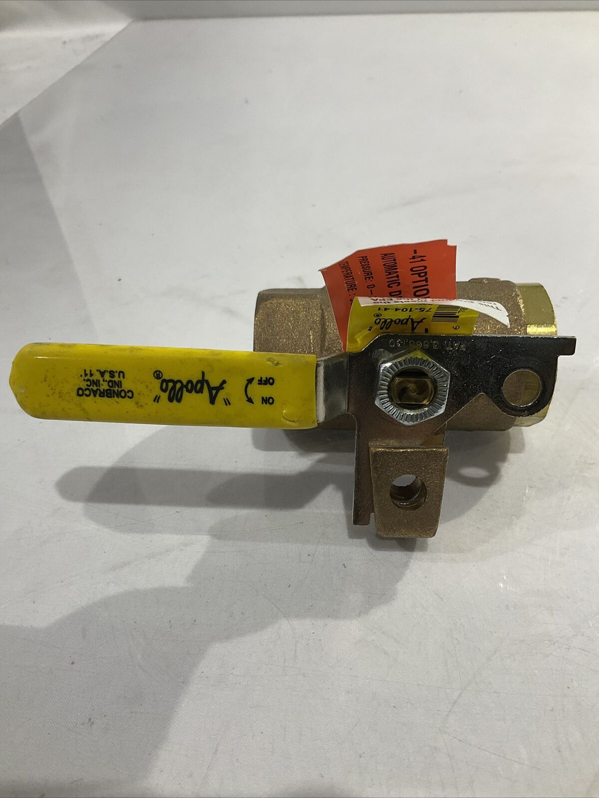APPOLLO  75-104-41  3/4 BRONZE   BALL VALVE  W/LOCK  DRAIN U3S