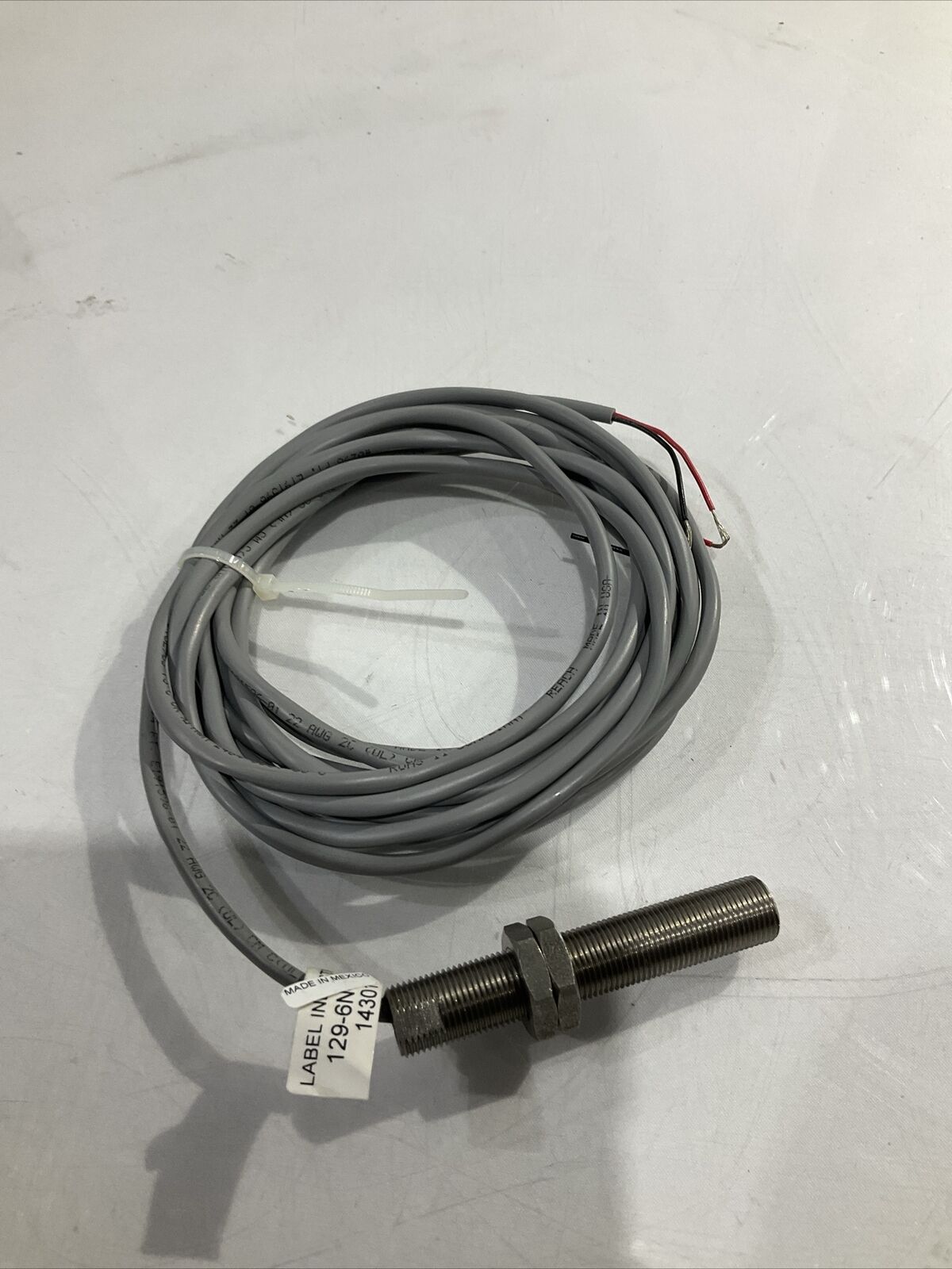 INTERLOGIX 129-6N-12(J)  006094-13  SENSOR MAGNETIC 12MM U3S