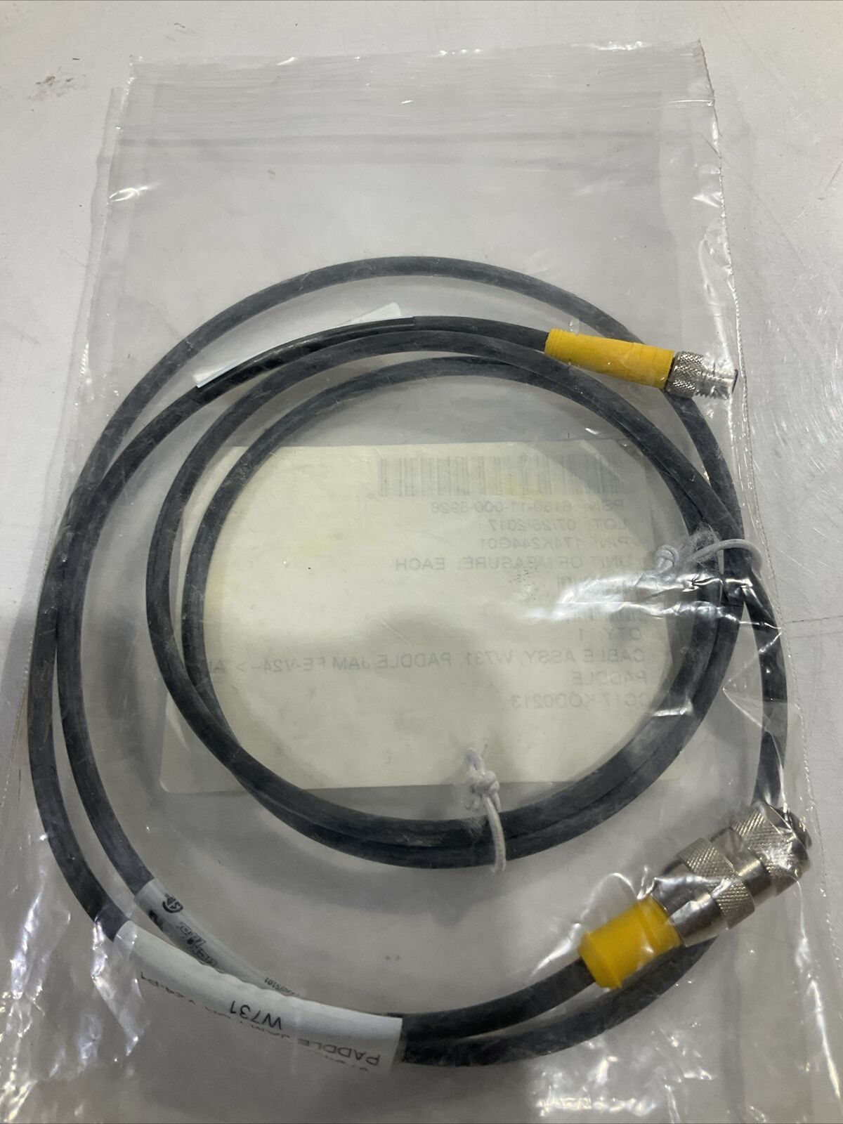 TURCK 174K244G01 W731 FE-V24 CABLE ASSY PADDLE JAM PADDLE  U3S