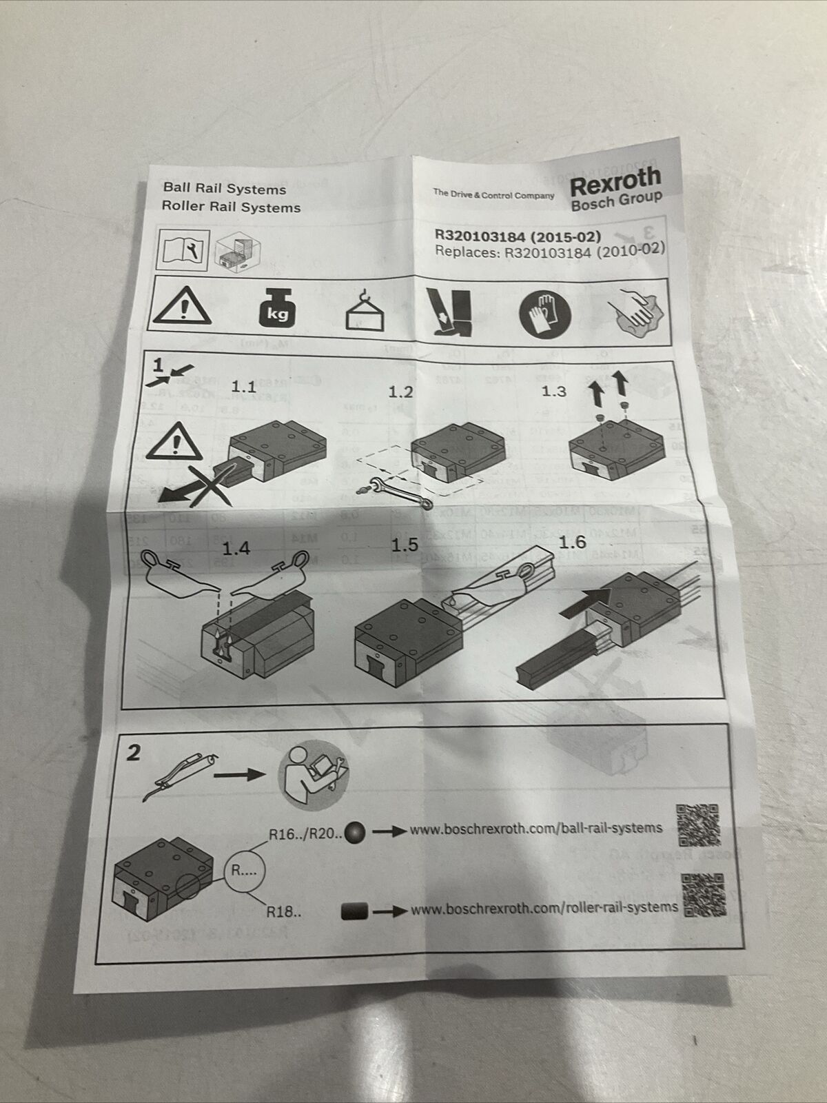 REXROTH   R021M10691   RUNNER  BLOCK  CS  LENGTH   LOT  OF  4  U3S