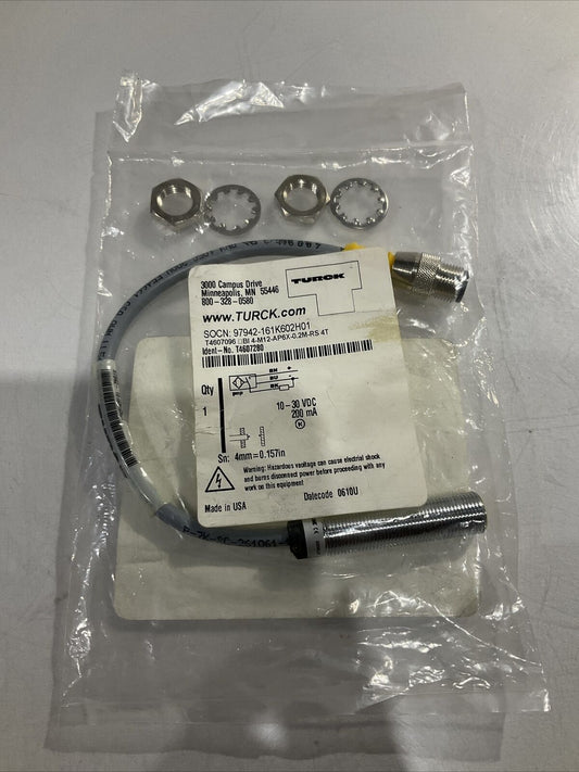 TURCK   161K602H01 T4607096 T4607280 INDUCTIVE  PROXIMITY  SENSOR    U3S