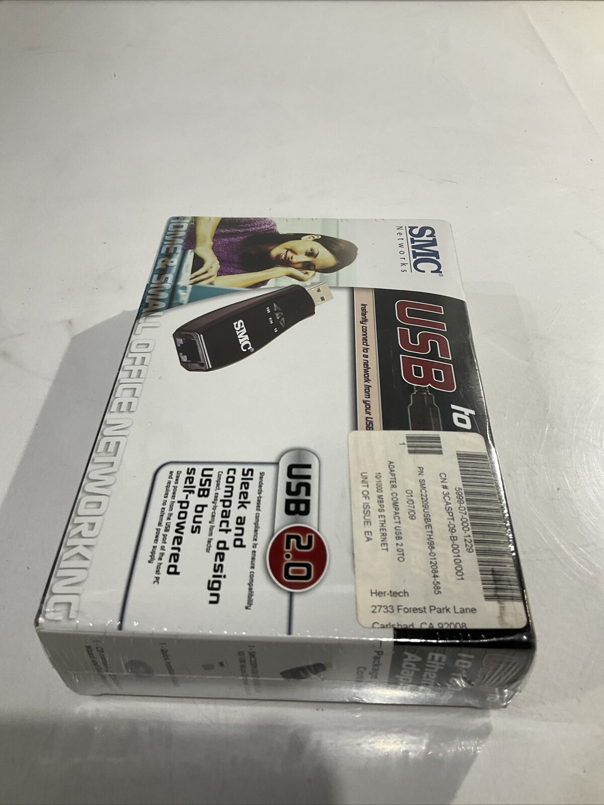 SMC  SMC2209USB/ETH/98-012084-585  ADAPTER ,  COMPACT  USB2.TO   U3S